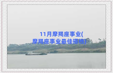 11月摩羯座事业(摩羯座事业最佳搭档)