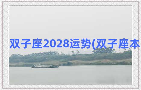 双子座2028运势(双子座本周考试运)