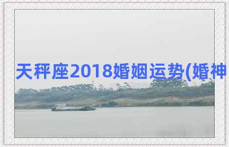 天秤座2018婚姻运势(婚神天秤座男)