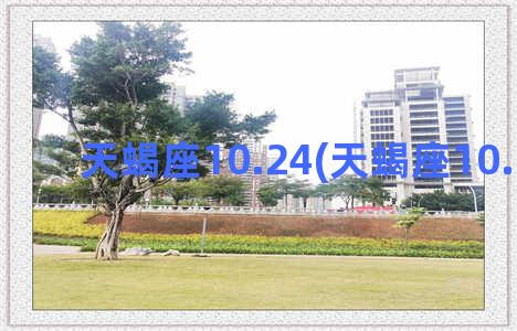 天蝎座10.24(天蝎座10.24运势)